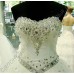 Королевское свадебное платье с кристаллами